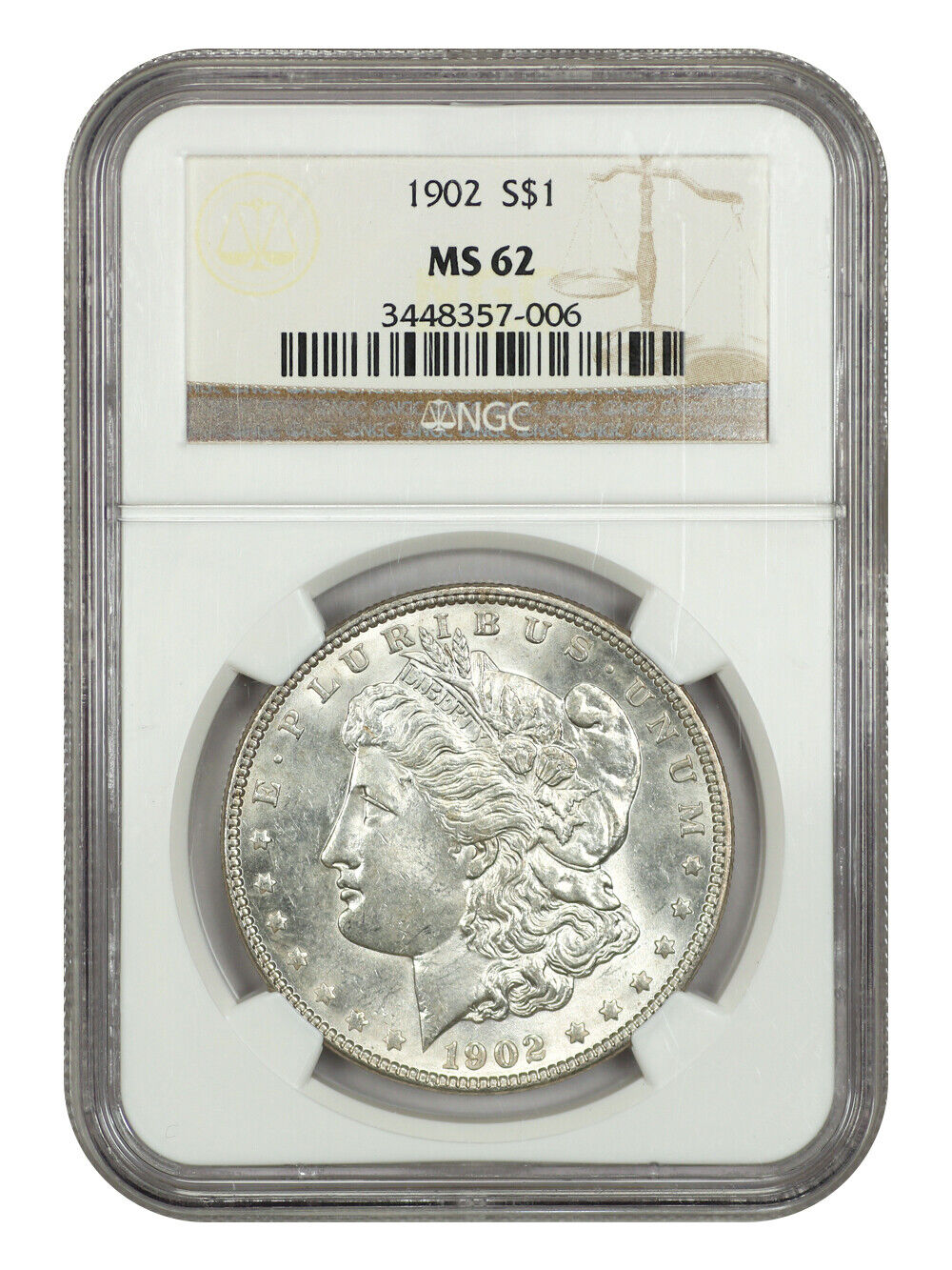 1902 $1 NGC MS62 - Morgan Dollar - Better P-Mint