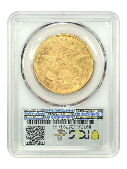 1876-CC $20 PCGS MS61 ex: D.L. Hansen