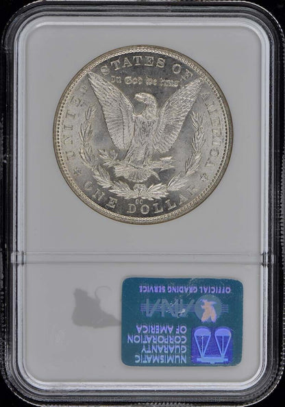 1890-CC Morgan Dollar S$1 NGC MS66 POP 5/0