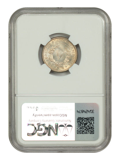 1884 5C NGC MS66+ - Liberty Nickel