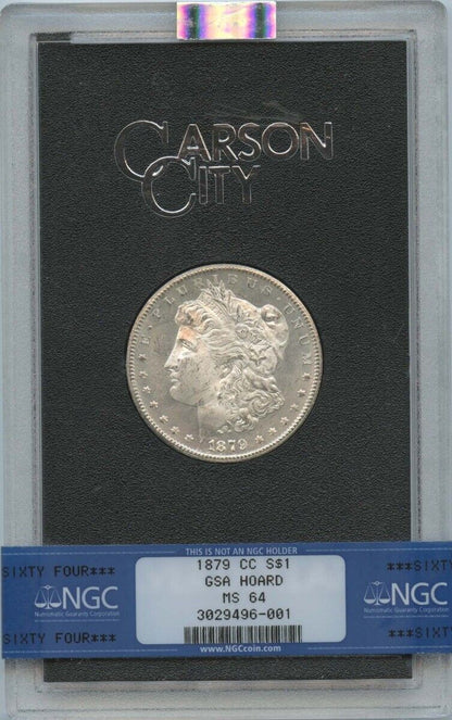 1879-CC Morgan Dollar GSA HOARD S$1 NGC MS64