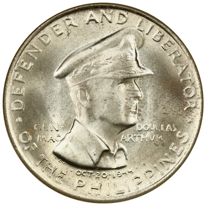 Philippines: 1947-S 50 Centavos NGC MS65 (Douglas MacArthur Commem)