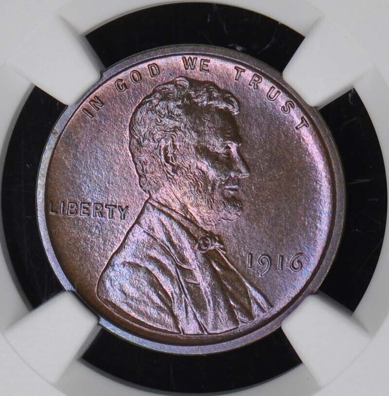 1916 Matte Proof Lincoln Cent 1C NGC PR67BN