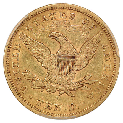 1867-S $10 PCGS XF45 ex: D.L. Hansen