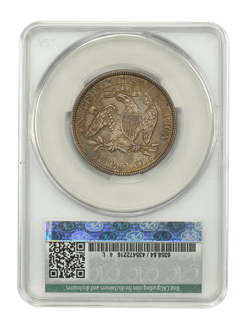 1870-S 50C CACG MS64 ex: D.L. Hansen - Liberty Seated Half Dollar