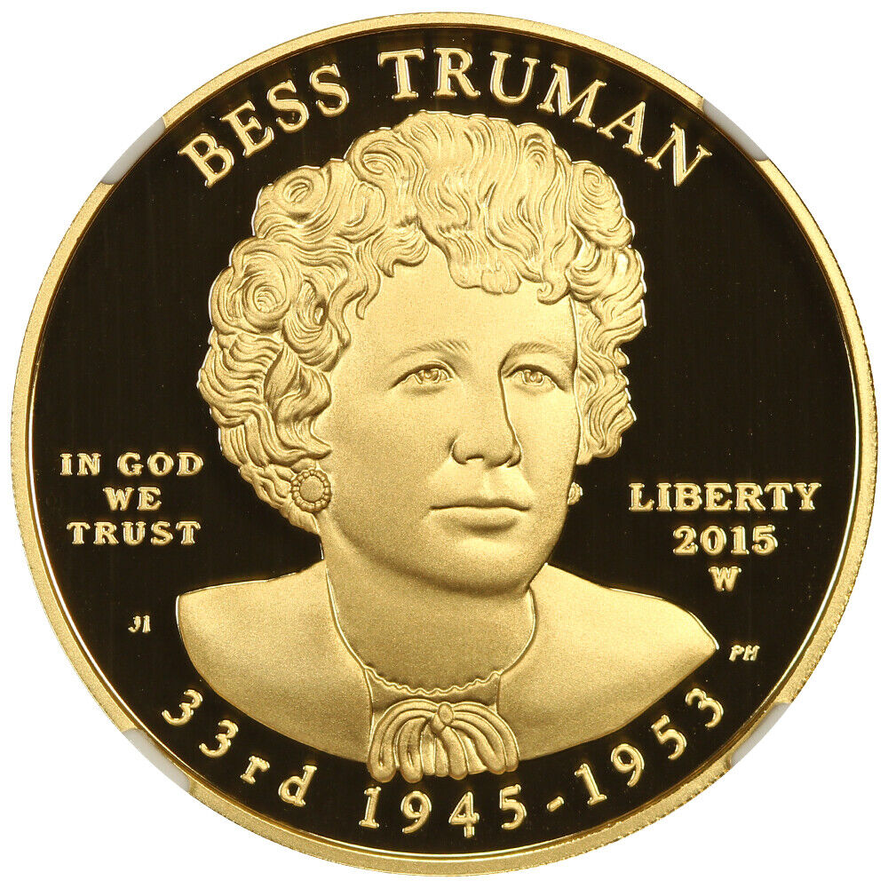 2015-W Bess Truman $10 NGC Proof 70 UCAM (First Spouse)