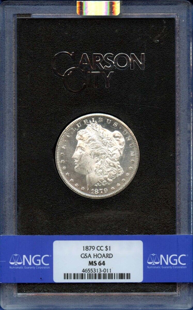 1879-CC Morgan Dollar GSA HOARD S$1 NGC MS64