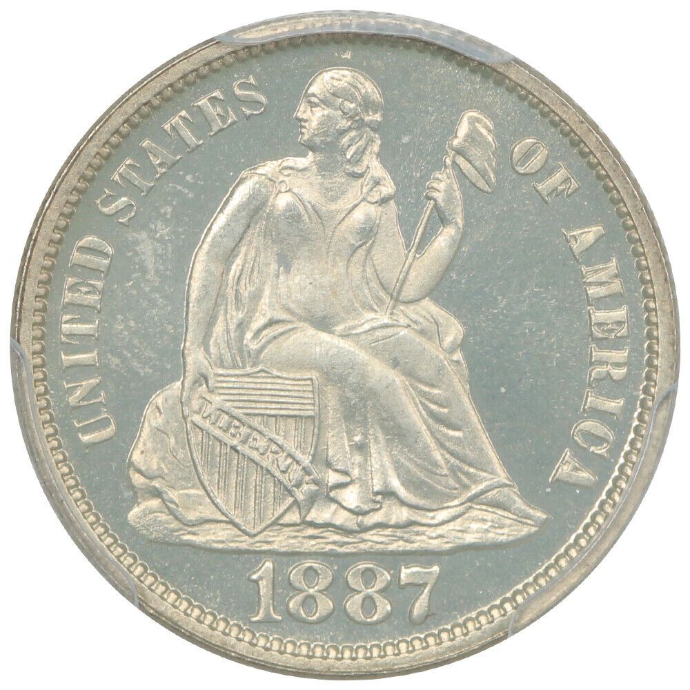 1887 10C PCGS PR66 ex: D.L. Hansen