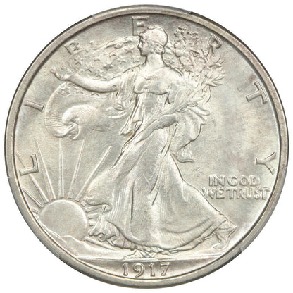 1917 50C PCGS MS64 - Walking Liberty Half Dollar