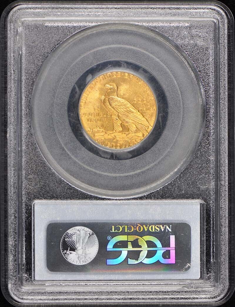 1908 $5 Indian Head PCGS MS65