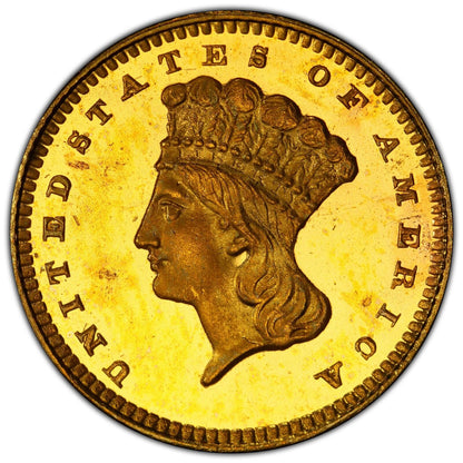 1860 G$1 Gold Dollar PCGS PR66CAM