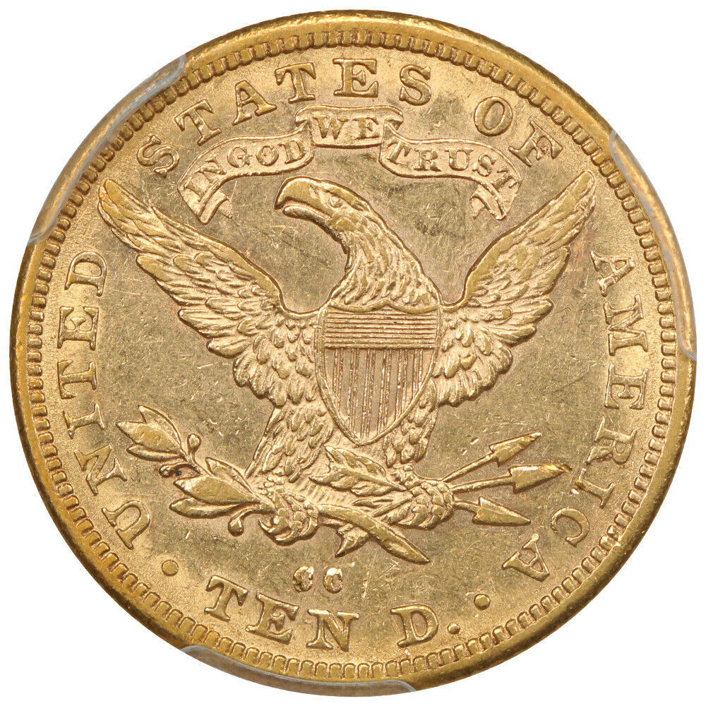 1882-CC $10 PCGS AU53 ex: D.L. Hansen - Liberty Head $10 - Tough CC-Mint Eagle