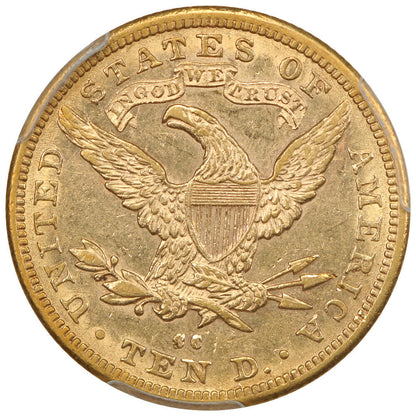 1882-CC $10 PCGS AU53 ex: D.L. Hansen - Liberty Head $10 - Tough CC-Mint Eagle