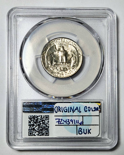 1954 S Washington Quarter PCGS MS-66+ - ORIGINAL COLOR!