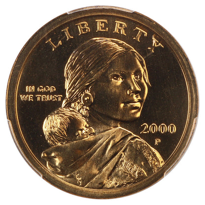 2000-P SAC$1 PCGS SP66 (Goodacre Presentation) - Sacagawea Dollar