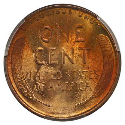 1924 1C PCGS/CAC MS66+RD - Lincoln Cent (Wheat Reverse)