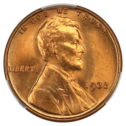 1932 1C CACG MS66RD - Lincoln Cent (Wheat Reverse)