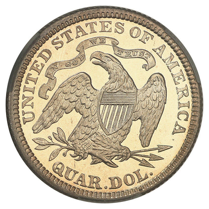 1883 25C CACG PR68CAM ex: D.L. Hansen/Bruce Scher - Liberty Seated Quarter