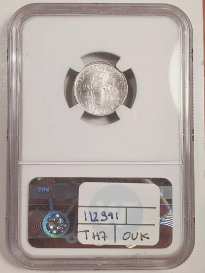 1953 D Dime Roosevelt NGC MS-67+ FT