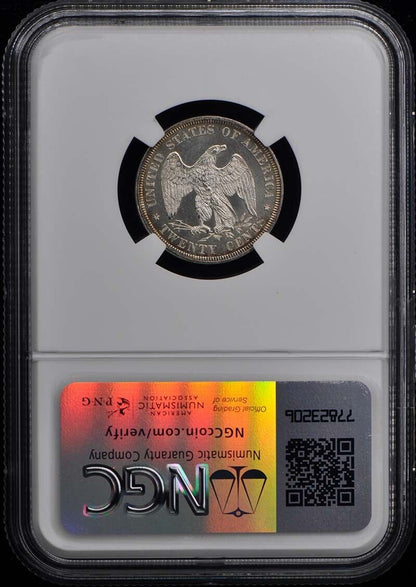 1876 Twenty-Cent Piece 20C NGC MS66