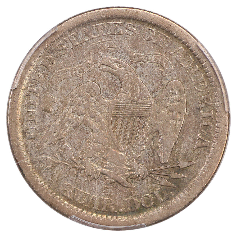 1869-S 25C PCGS VF30 ex: D.L. Hansen