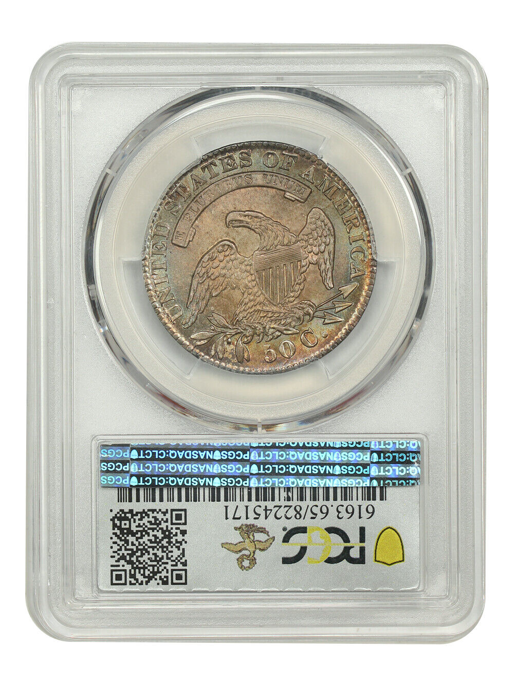 1833 50C PCGS MS65 ex: D.L. Hansen