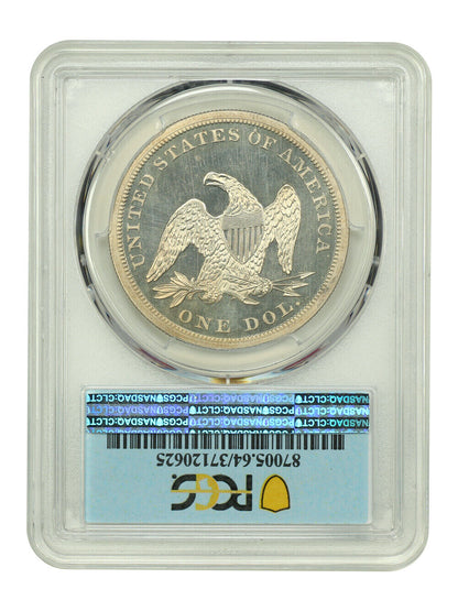 1862 $1 PCGS PR64CAM ex: D.L. Hansen