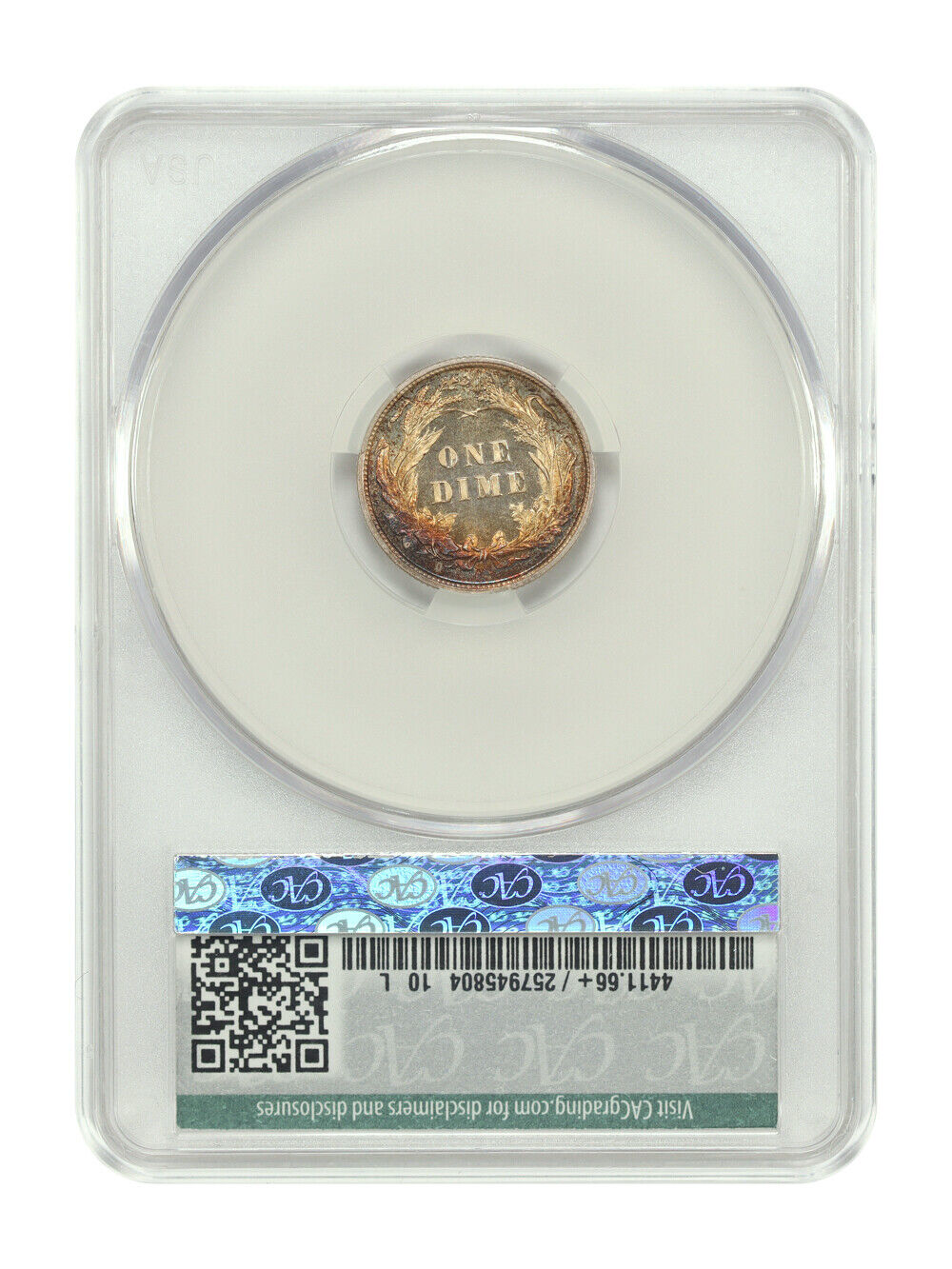 1896 10C CACG PR66+CAM ex: D.L. Hansen - Barber Dime