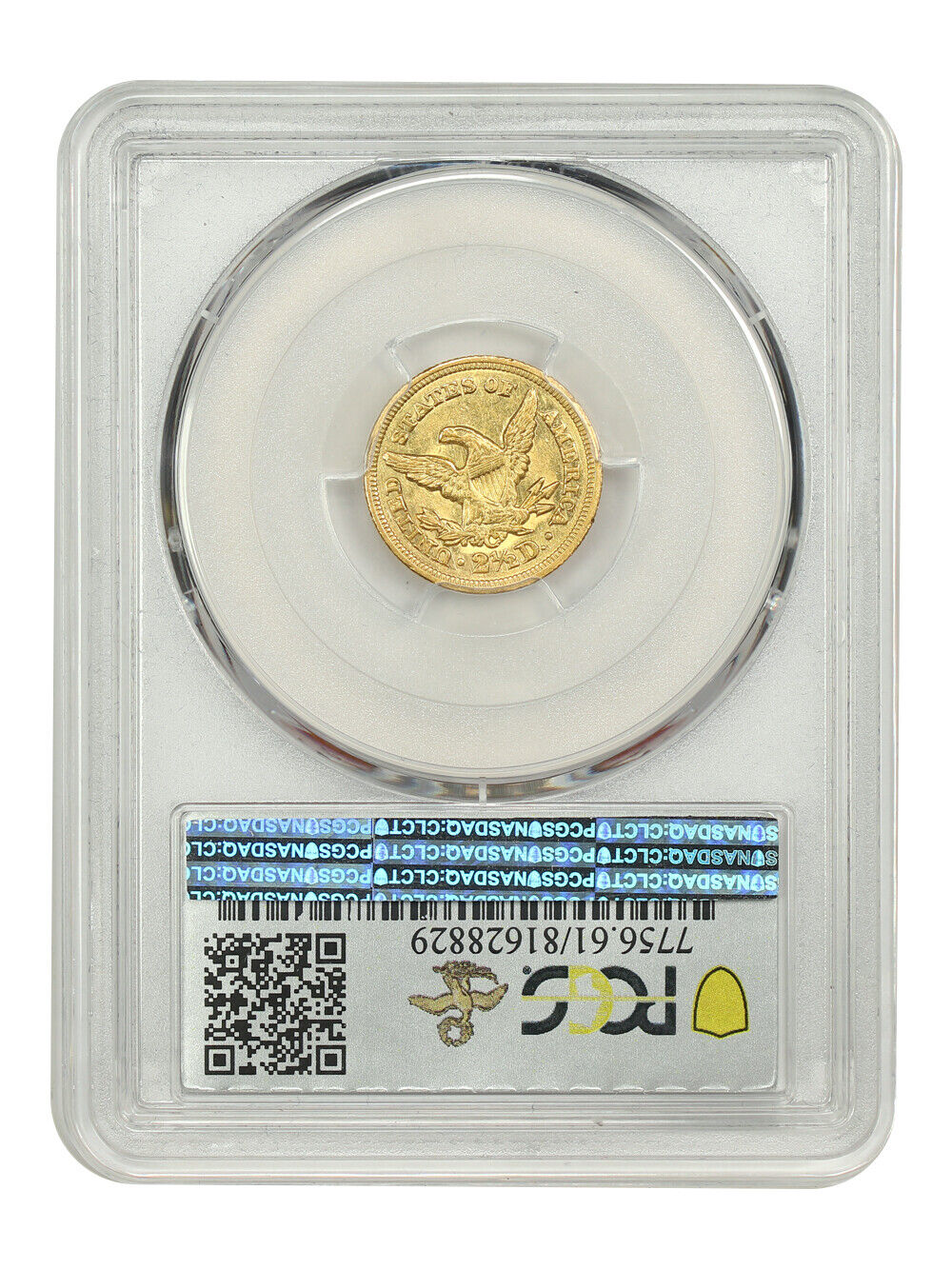 1850-C $2.50 PCGS MS61 ex: D.L. Hansen - Liberty Head $2.5