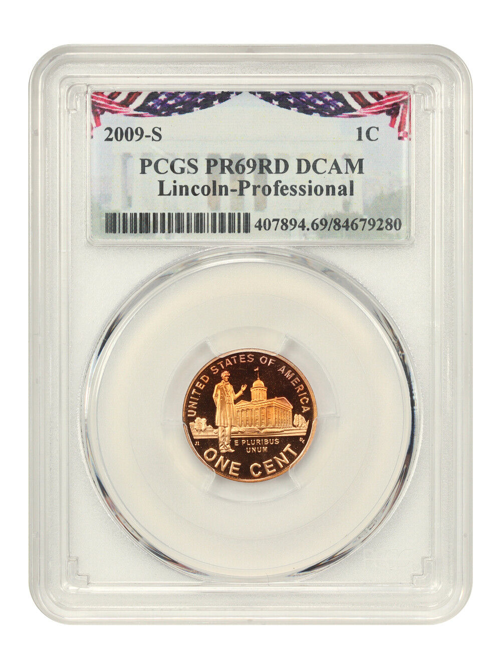 2009-S Lincoln-Professional 1c PCGS Proof 69 RD DCAM