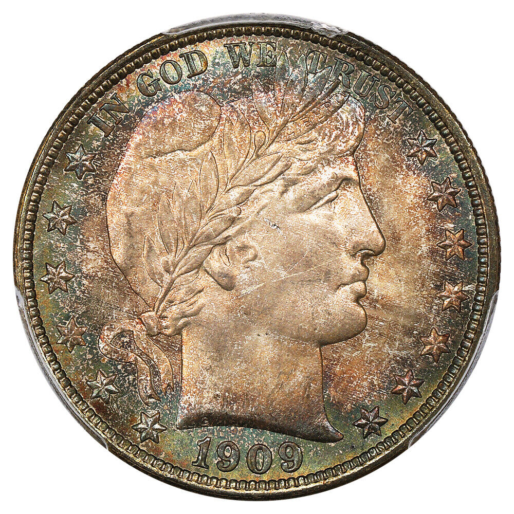 1909-S 50c PCGS MS67 ex: Duckor/Queller, ex: D.L. Hansen