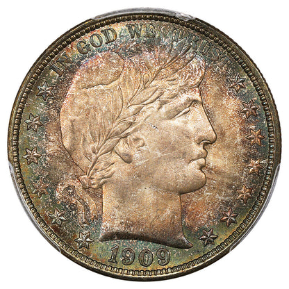 1909-S 50c PCGS MS67 ex: Duckor/Queller, ex: D.L. Hansen