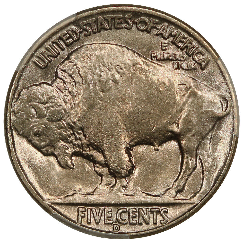 1936-D 5C CACG MS65 - Buffalo Nickel