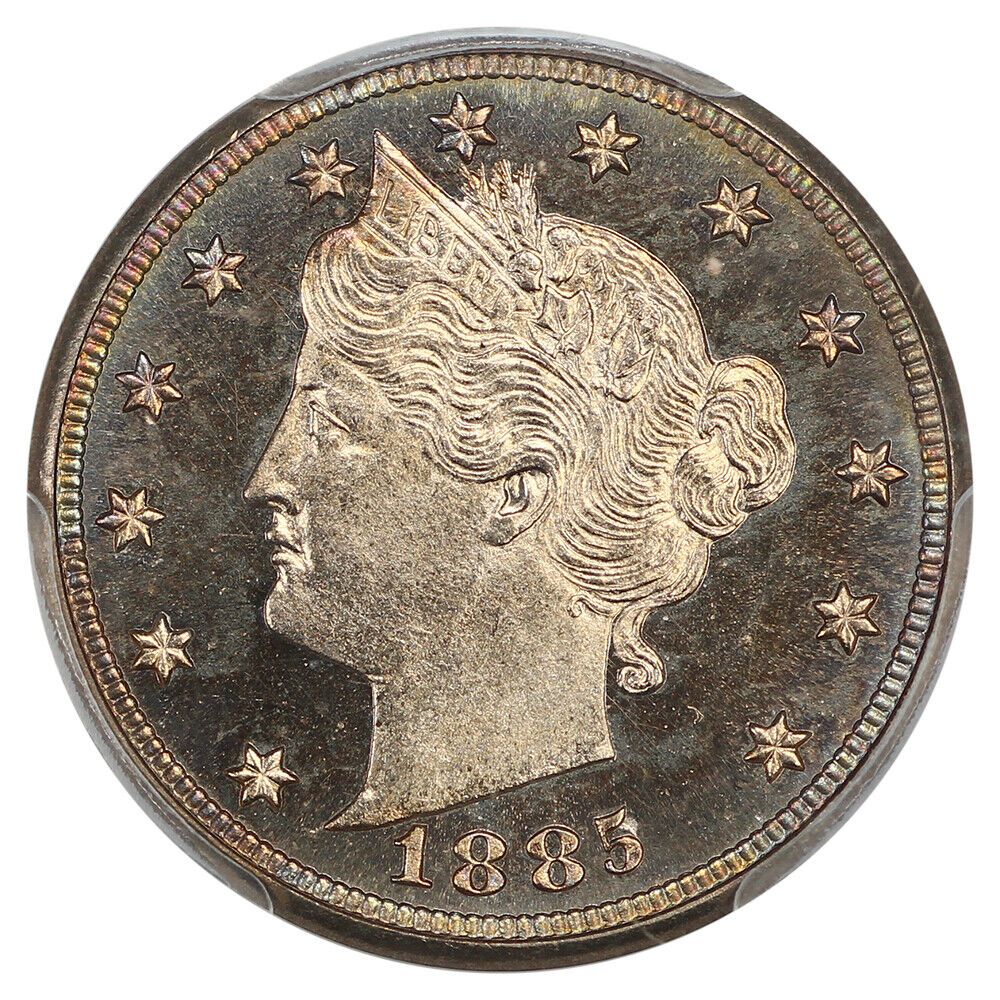 1885 5C PCGS PR67CAM ex: D.L. Hansen