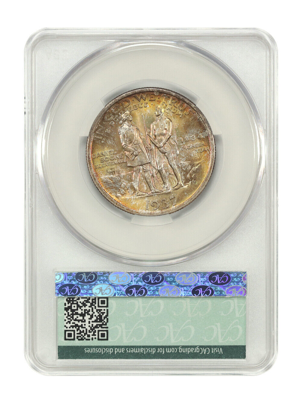 1937-S 50C Boone CACG MS67+ - Classic Silver Commemorative - Low Mintage Issue