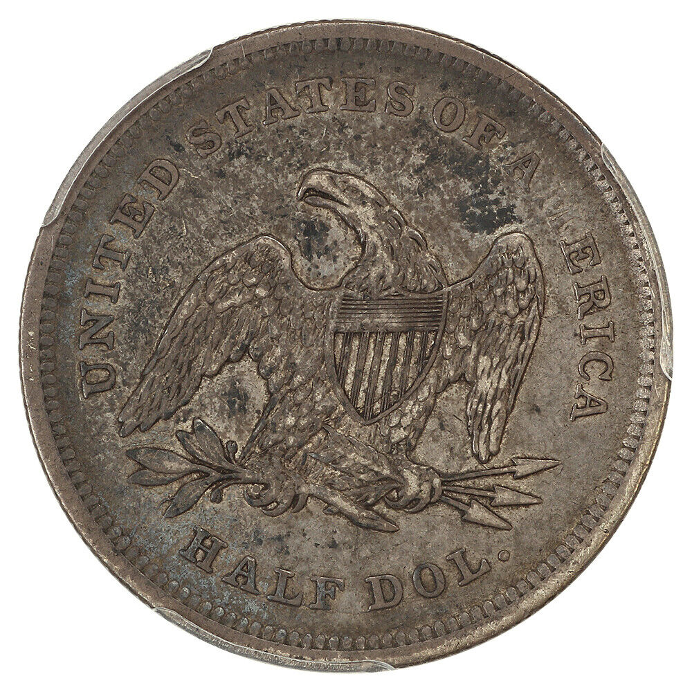 1839 50C PCGS XF40 (Seated, No Drapery) - Liberty Seated Half Dollar