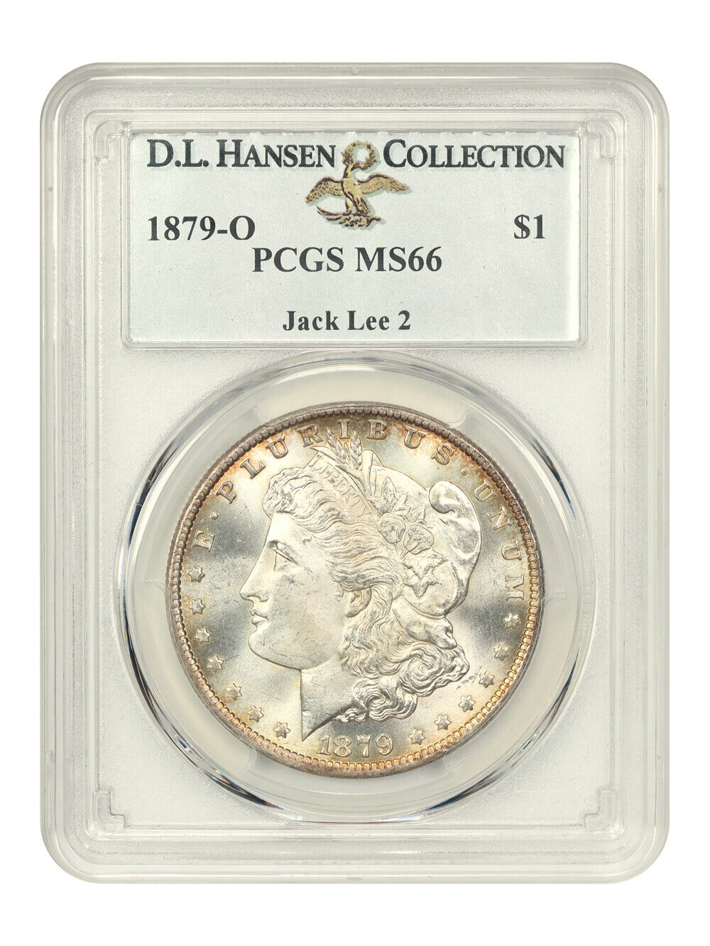 1879-O $1 PCGS MS66 ex: D.L. Hansen/Jack Lee 2