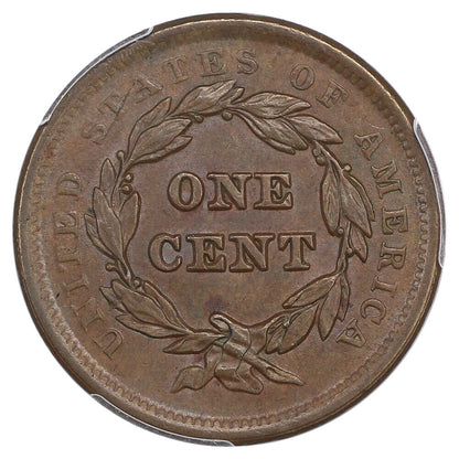 1841 1C PCGS/CAC MS63BN ex: D.L. Hansen
