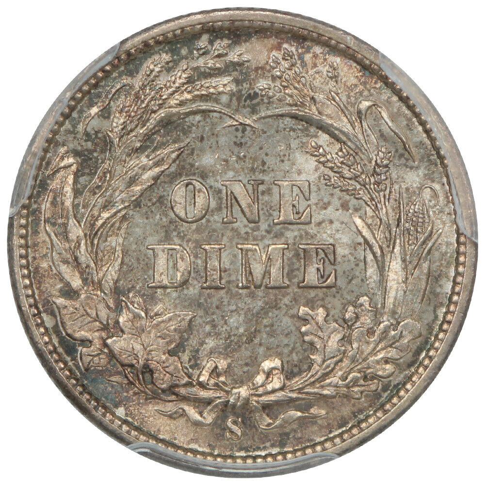 1899-S 10C PCGS MS66 ex: D.L. Hansen