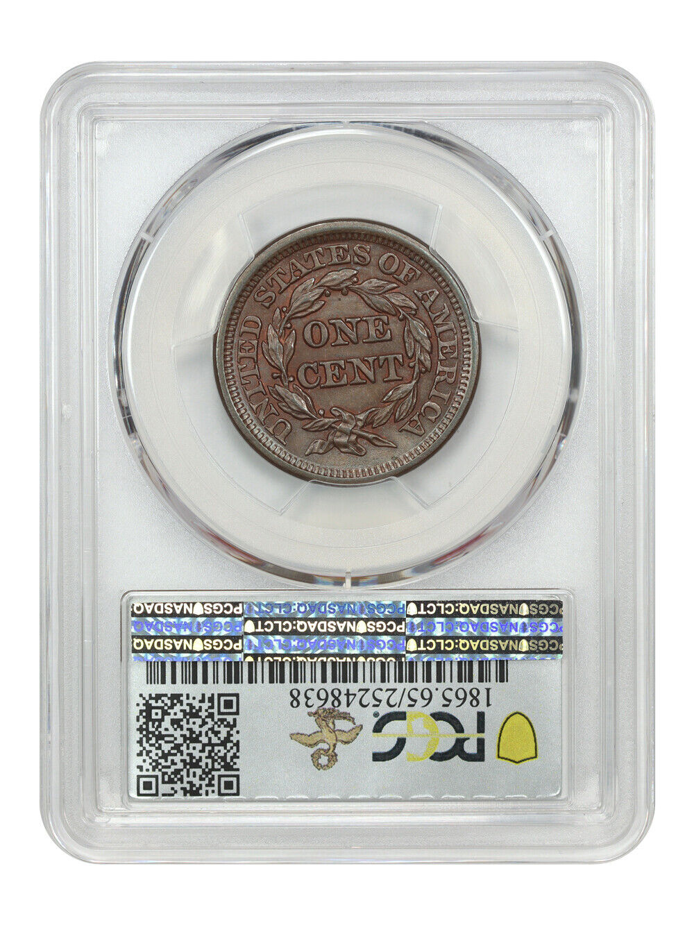 1846 1C PCGS MS65BN (Small Date) ex: D.L. Hansen