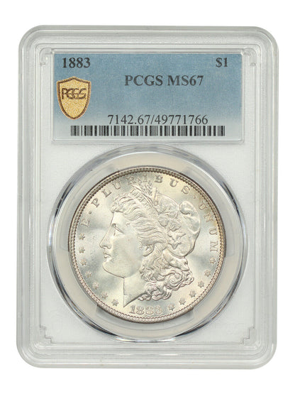 1883 $1 PCGS MS67 - Morgan Dollar