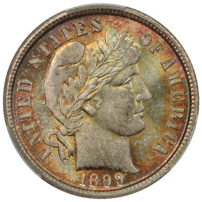 1899 10C CACG MS66+ ex: D.L. Hansen - Barber Dime