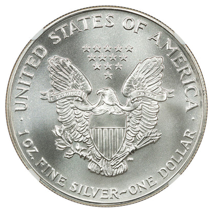 1993 $1 Silver Eagle NGC MS70 - Silver Eagles