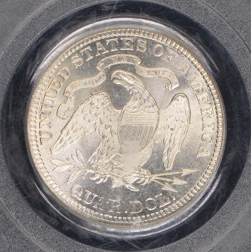 1890 25C Liberty Seated Quarter PCGS MS67