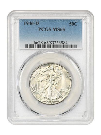 1946-D 50C PCGS MS65