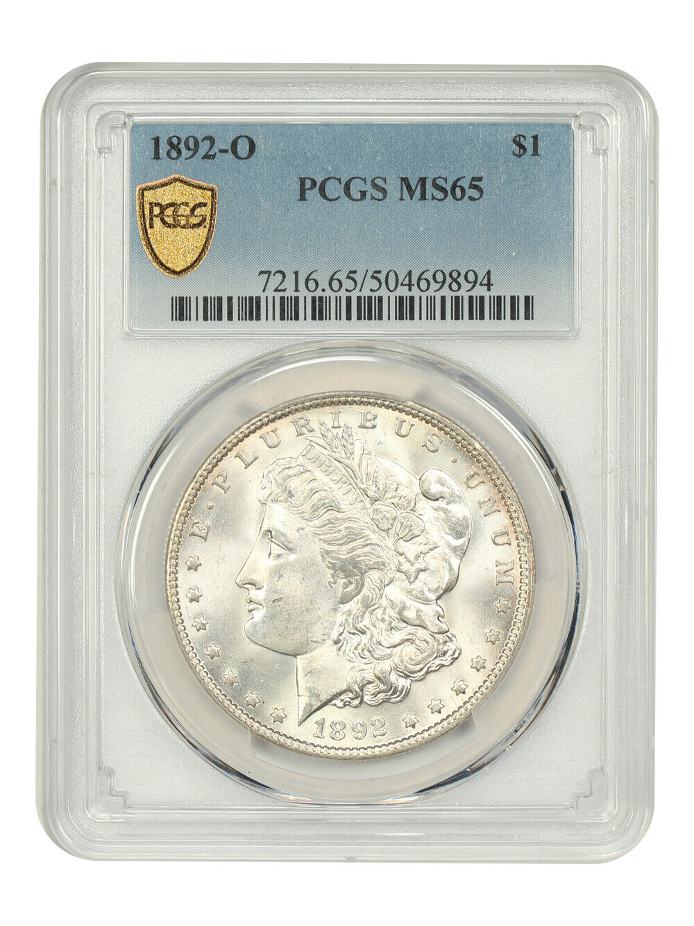 1892-O $1 PCGS MS65 - Morgan Dollar