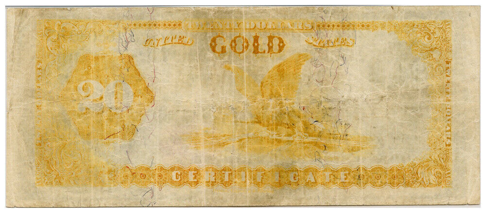 FR. 1178 1882 $20 Gold Certificate PMG Very Fine 20 - Other