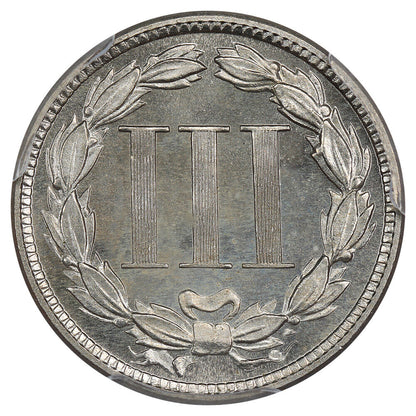 1884 3CN PCGS PR68 ex: Bruce Scher-R.Iskowitz/TDP Collection