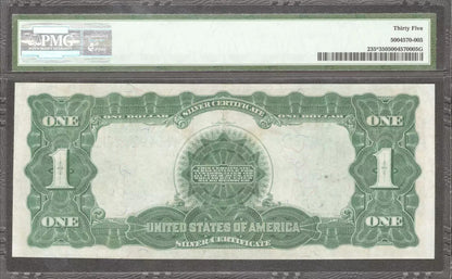 1899 $1 SILVER CERTIFICATE STAR NOTE FR.235* BLACK EAGLE PMG 35 CHOICE VF (242B)