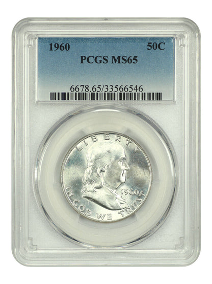 1960 50C PCGS MS65 - Franklin Half Dollar